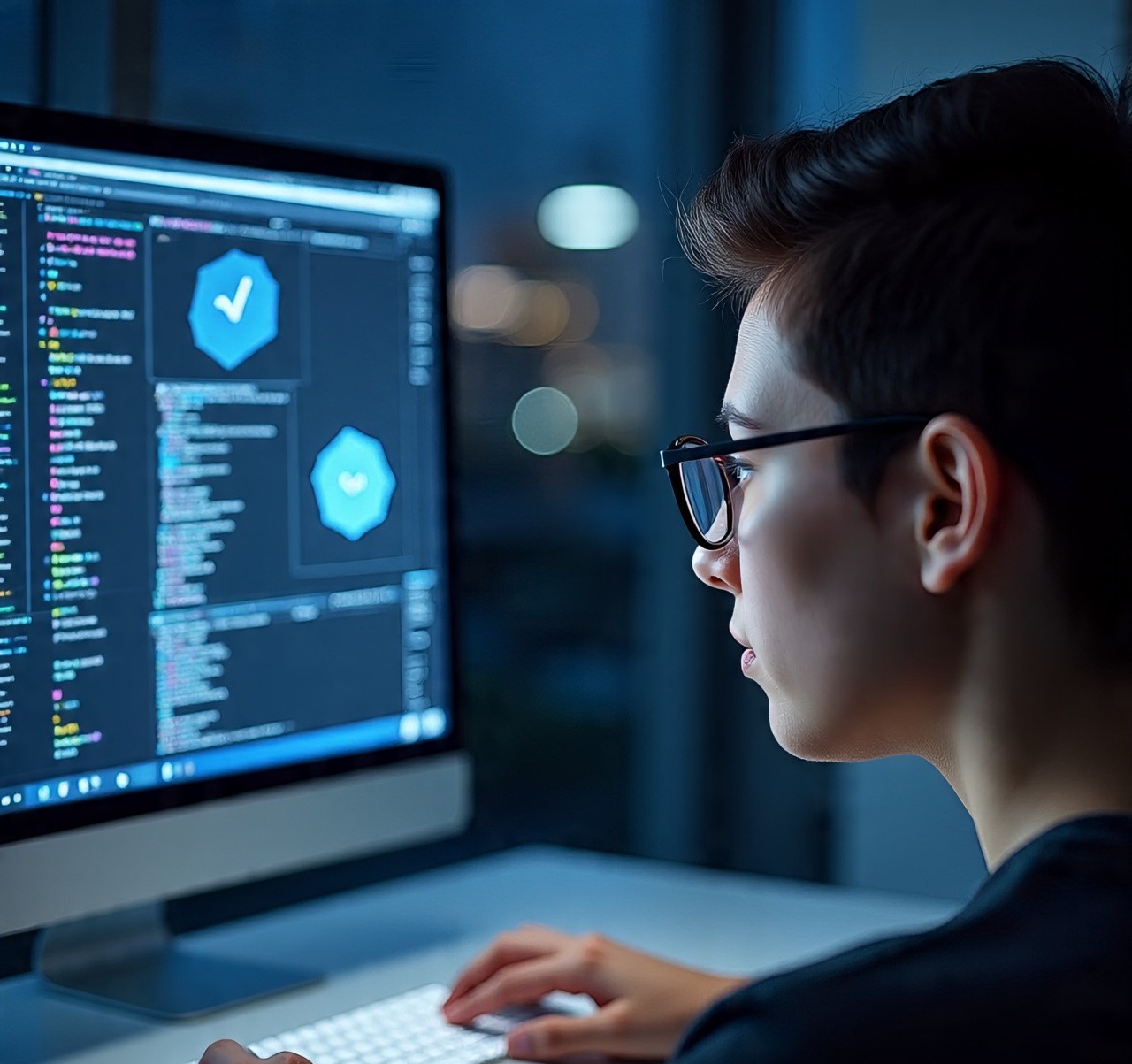 orang sedang belajar kecerdasan buatan untuk menghadapi masa depan digital